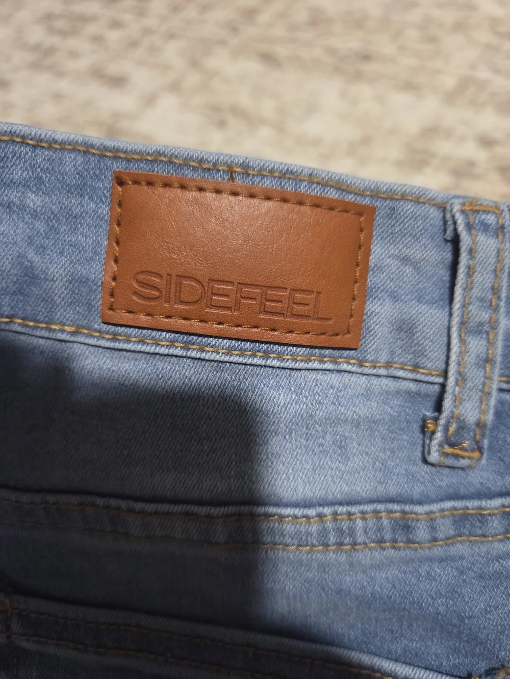 High-Rise Wide-Leg Jeans in Light Blue Wash - Women's Flare - Picture 5 of 5